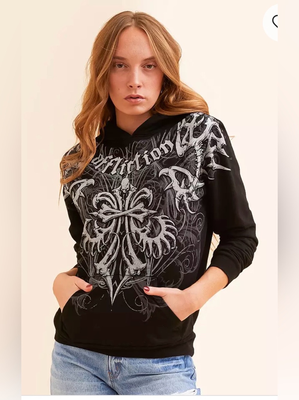 Skeleton Hooded Sweatshirt by Affliction